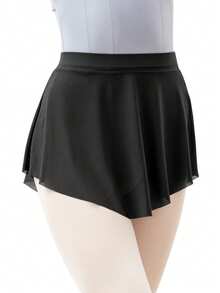 Váy múa ba lê Daydance1 dành cho nữ, váy khiêu vũ người lớn, trang phục múa ba lê, váy ngắn xòe bên hông, thích hợp cho tập luyện thể dục dụng cụ (Kích thước hơi nhỏ, nên chọn lớn hơn một size) Màu đen, mùa xuân - màu đen - Xem 6