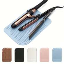 Hot Styling Tool Mat, Universal Size Hair Straightener And Curling Iron Heat-Resistant Mat For Storage And Travel, Hot Styling Tool Mat, Heat Resistant Silicone Hair Styling Mat Storage Heat Insulation Pad For Hair Straighteners, Flat Irons, And Curling Irons, Protect Your Hair Styling Tools With This Non-Slip Silicone Heat Insulation Pad For Restaurant Hotel Commercial
