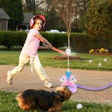 Children's Outdoor Baseball Sprinkler Toy, Kids Toys, Backyard Pink 360 Degree Rotating Unicorn Children's Sprinkler Toy - Summer Outdoor Toy With Garden Hose Sprinkler Toy 3 4 5 6 7 8 Year Old Boys And Girls Gift - Baby Pink - View 5