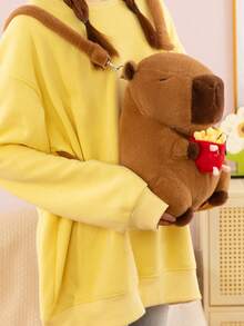 MOCHILA CAPIBARAS - Camel - Ver 1