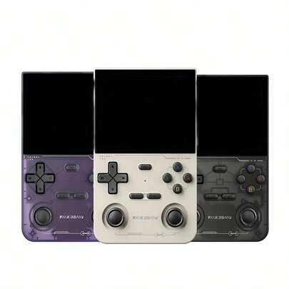 Draagbare, draagbare open source gameconsole, extreem lange batterijduur, vooraf geïnstalleerde emulator, ondersteuning voor zelf downloaden, 3,5-inch IPS-scherm met hoge resolutie, uitgerust met een 64 GB TF-kaart, OTG-aansluiting, ondersteuning voor meerdere talen