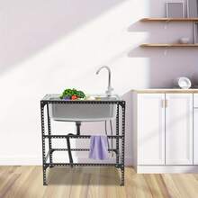 YUNRUX Kitchen Sinks - Silver - View 11