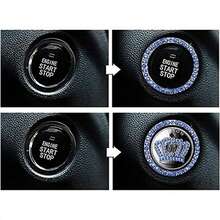 General Motors One Click Start Decoration Ring, Crown Emblem Alloy Start Button Cover, Automotive Parts Engine Ignition Button Set, Automotive Interior Accessories, Suitable For Most Vehicles, Perfect Gift For Girlfriend - one-size - View 7