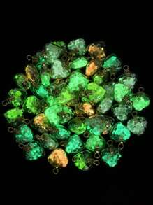 10 pièces (couleurs aléatoires) Charms en résine luisante en forme de coquillages de mer, cœur, calebasse, boule de verre pour le DIY, l'artisanat, la fabrication de bijoux, les sangles de téléphone portable, la décoration de sac, les ornements de mini-paysage