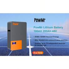 PowMr 6.2KW 4.2KW Hybrid Solar Inverter On Grid Pure Sine Wave Inverter 24V 48V 230V Dual Output With MPPT 120A Solar Charger - 4.2千瓦 24伏 - 查看 9