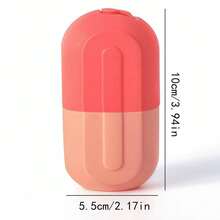 Upgraded Back Shaping, Face & Eye Massage Ice Roller - Skincare Facial Massager - Silicone Ice Mold, Creates Refreshing Skin. Ice Roller For Face And Eye Puffiness Relief, Facial Massager Contour And Enhance Skin Care And Radiance, Ice Roller Cube Mold. 1pc Face & Eye Massage Ice Roller, Upgraded Ice Facial Roller, Facial Beauty Ice Roller, Facial Ice Cube, For Facial Beauty Depuffing, Reusable Leak-Proof Skincare Tool Kitchen Accessory - Pink - View 5