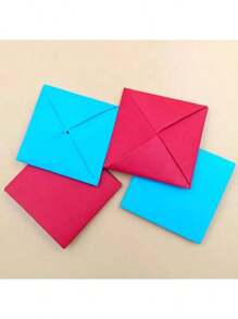 2/4pcs Korean Traditional Game Paper Pulp, Paper Material, Red And Blue Colors, For Family Parties, Team Building, Outdoor Activities