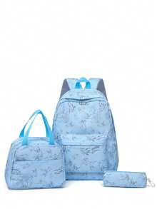 3pcs/Set Fashionable Ditsy Floral Backpack With Large Capacity - Multicolor - View 13