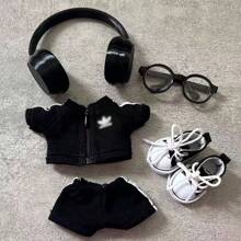 1-5 件适用于 服装配饰、多色围兜裤、夏季帽子、眼镜、靴子或全套 服装，适合 BJD 和大多数娃娃的服装配饰