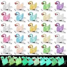 30 Pcs Glow Hair Clips Rave Hair Clips Women Music Festival Holiday Party Supplies (Duck)Valentine's Day NPVH - 動物 - 查看 3