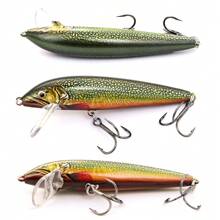 B&U B&U MINNOW Anglerköder mit Wattestäbchen, langes Gießen, Minnowkörnung, hartkönnte Qualität, professionelle Angelhaken