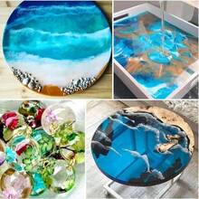 Nhựa Epoxy trong suốt như pha lê, chống tia UV, tự san phẳng, an toàn thực phẩm, dùng cho mặt bàn, đồ thủ công mỹ nghệ, đúc gỗ, làm trang sức. - Nhựa Epoxy - Xem 8