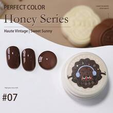 PERFECT COLOR 15色 5克/瓶 蜂蜜系列凝胶指甲油，可爱闪亮凝胶指甲油，适合返校季、夏季美甲、全息美甲沙龙和DIY居家美甲。 - 彩色 - 查看 10