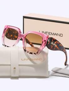 LINFEMAND carrées décoratives super grandes, accessoire polyvalent pour tous les jours, convient pour les sorties entre filles, la prise de photos, cadeau de vacances, forme carrée - Multicolore - Voir 16