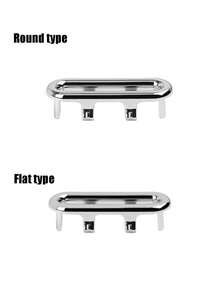 Chrome Plated Round Drain Cover, Replacement Sink Overflow Hole Decorative Cover, Mesh Round Sink Drain Cover, Silver, Back To School Season - Multicolor - View 5