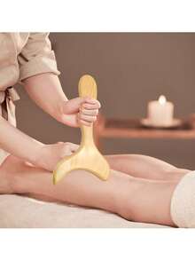 木疗按摩工具淋巴引流按摩器塑身工具适用于哥伦比亚按摩师、抗脂肪团、刮痧、淋巴引流、脂肪团、背部抓挠器、学校、返校、旅行、旅行必需品、家居必需品、水疗、按摩工具、按摩、按摩器、水疗 - 黃色 - 查看 3