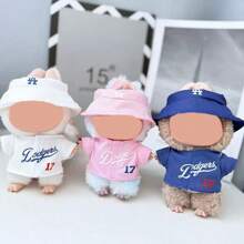 LABOBO T-Shirt/Clothes Hanger Figurines Sitting Outfit, Sportswear Baseball Suit, Fashionable & Cute For LABUBU