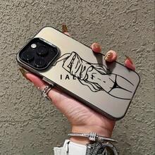 funda de teléfono Funda de teléfono Curve para, S22FE, S23, S24, S22PLUS, S23ULTRA, S23ULTR, iPhone16, 15 14 13 12 11 Pro X XSMAX 8 Plus.SE2 Cubierta trasera anti-caída - Negro - Ver 3