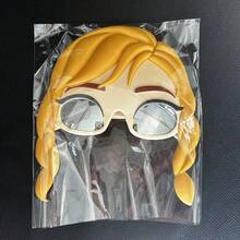 1pc New Party Glasses, European And American Braid Decoration Glasses For Women, Personalized Masquerade Decorative Glasses For Party, Birthday, Prom - Unisex Cartoon Style Festival Atmosphere Decorative Glasses, Fun Costumes For Birthday Celebration And Prom - Sturdy Plastic Design, Fantasy Style Glasses, Solid Structure, Novelty Glasses, Joyful Party