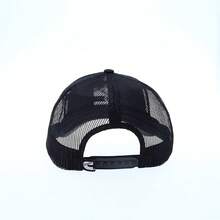 Cummins Trucker Hat - Gorra de béisbol para Hombre y Mujer, Gorra de béisbol con Espalda de Malla, Gorra de Camionero Snapback - Negro - - Ver 2