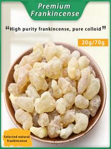 20g/70g, Authentic Natural Frankincense, Pure And Unpolluted, Intense Aroma, Elegant And Pleasant, Smokeless And Non-Irritating, Long-Lasting Fragrance, Suitable For Aromatherapy, Air Purification, Sleep Aid, Nerve Soothing, Gift For Family And Friends, Suitable For Home Use.