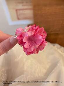 1 pièce Pince à cheveux fleur, pince latérale florale, pince à cheveux, accessoire de cheveux Camélia