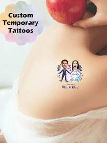 Bộ 10/20/30/60 miếng hình xăm dán tạm thời tùy chỉnh ảnh và tên, hình xăm dán chữ cá nhân hóa, hình xăm dán mặt cô dâu, hình xăm dán tạm thời tiệc độc thân, hình xăm dán mặt sinh nhật, quà tặng tiệc tùng - hình xăm dán mặt cá nhân hóa, quà sinh nhật, quà Giáng sinh, đồ trang trí Giáng sinh, quà Lễ Tạ ơn, quà Năm mới, đồ trang trí tiệc, phong cách nữ tính. - Nhiều màu - Xem 6