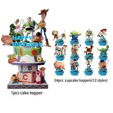 25pcs  Cake Topper,Cupcake Toppers, Theme Party Supplies, Birthday Decorations, Cake Decorations,  Cake Topper,Cupcake Toppers,Suitable For Party Decoration, Wedding Decoration, Ideal For Graduation Season, Wedding Season, Party Supplies, Is An Essential Party Decoration For  Fans Parties. - Multicolor - View 3