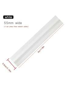 1 件 PVC 软线槽轨道，表面安装电缆整理器，墙壁电线管理隐藏器 - 彩色 - 查看 20