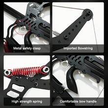 Full Metal New Fire Dragon Continuous Compound Bow New Slingshot Adults Special Bow Outdoor High-Precision And Stable Shooting Powerful Steel Ball Shooting Archery Shooting Dual-Purpose Bow Slingshot, Standard Package - Gói cơ bản - Cung hợp chất bắn cung Fire Dragon Steel Ball - Xem 9
