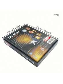 1pc Extreme Thinking Expansion Edition - Extreme Thinking Card Game - Synchronize, Reverse And Double Challenge! 2-4 Players, 15 Minute Game Time, Card Vs Card, English Version Board Game Cards, Christmas Gift, Game Gift, Family Gathering Entertainment Game, Friends Gathering Card Game, Holiday Travel Entertainment Game - Black - View 8