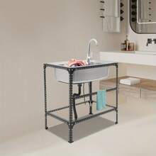 YUNRUX Kitchen Sinks - Silver - View 10
