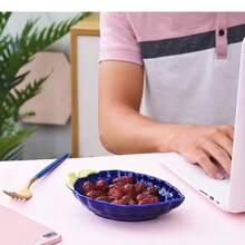 Cute Ceramic Fruit Salad Bowl, Colorful Ceramic Design - Suitable For Living Room Coffee Table, Salad, Ice Cream, Etc., Perfect For Holding Fruits, Tea Leaves And Desserts, Ideal For Living Room Or Dining Table Decor, Durable Ceramic