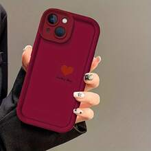 Lucky Heart Ladder Simple Phone Case For IPhone 11 12 13 14 Pro Max - Transparent Without Image - View 3