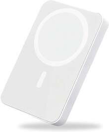 Wireless Magnetic Power Bank, 5000mAh Compact Battery Pack For Magsafe Powerbank, 20W Fast Charging Portable Charger, High-Speed Wireless Powerbank Compatible With Iphone16 15 14 13 12 Plus Pro Max Mini Series Suitable For Summer Holiday Outdoor Travel/Camping And Hand Free Emergency Backup Mobile Power Supply Gifts For Family, Friends, Birthday Magnetic Wireless Nan - 藍色的 - 查看 1