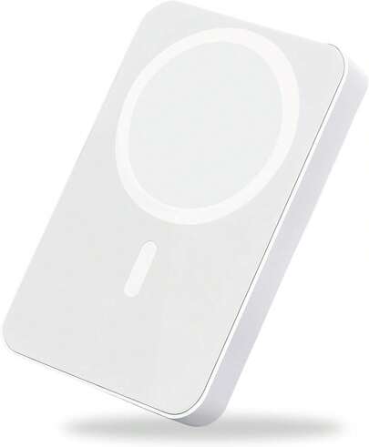 Wireless Magnetic Power Bank, 5000mAh Compact Battery Pack For Magsafes Powerbank, 20W Fast Charging Portable Charger, High-Speed Wireless Powerbank Compatible With Iphone16 15 14 13 12 Plus Pro Max Mini Series Suitable For Summer Holiday Outdoor Travel/Camping And Hand Free Emergency Backup Mobile Power Supply Gifts For Family, Friends, Birthday Magnetic Wireless Nan