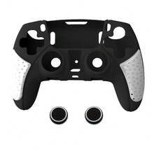 Funda protectora TOPWOLF de silicona para el controlador PS 5, con anillo anti-polvo para el joystick, accesorio P5 - funda de silicona ps5 - Ver 21