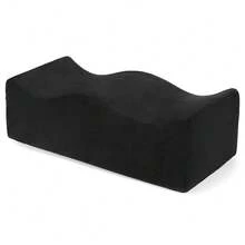 1pc Solid Color Cushion, Polyurethane Foam Buttocks Lifting And Shaping Cushion, Post-Operative Recovery Support, Fitness Glute Enhancement, Relieves Buttocks And Leg Pressure For Office/Home Use - Black Flannel - View 10