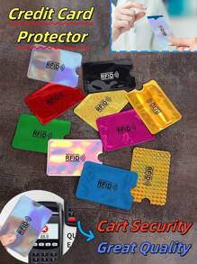 12/24/30pcs Anti Blocking Reader Lock Bank Card Credit Card Protector,Rfid Blocking Sleeves,ID Card Case Protector Metal Aluminium Case Card Holder, Wallet Business Card Holder, Credit Card Holder For Women For Men
