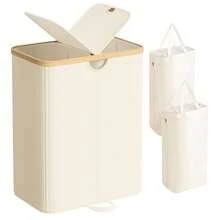 SONGMICS Laundry Baskets - White - View 2