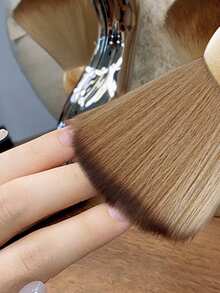 Beautizon Nailartlab 1 Stück Nagelpflegebürste, Design mit Holzgriff, weiche Borsten, geeignet zum Entfernen von Staub und Schmutz auf Nägeln, multifunktionale Bürste, unverzichtbares Reinigungswerkzeug für Nagelstudios und Maniküre-Profis. - Verschiedenfarbig - Übersicht 6