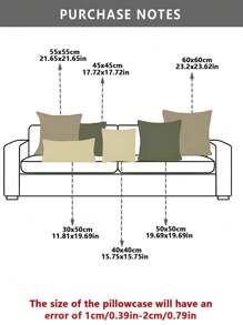 1PC Jacquard Pillowcase Sofa Pillow Covers Home Decoration Cushion Protective Cover