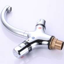 SHIOUCY Wash Basin Mixer Wash Basin Mixer Thermostatic Mixer Tap - A - View 7