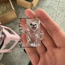 6 件透明宠物狗毛发收纳盒，带旋转盖和配件 - 耐用塑料宠物粪便管理，易于清洁的宠物玩具和碎屑收集器，装饰性狗用品 - 彩色 - 查看 11
