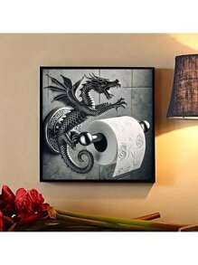 1pc Diamond Painting Kit, DIY 5D Mosaic Full Round Diamond Embroidery Craft Supplies, Bohemian Style, Suitable For Beginners, Stress Relief, Holiday Gift, Handicraft Gift, Wedding Decoration, Home Decor Wall Art, Allows You To Easily Enjoy The Diamond Painting Experience. No Frame
