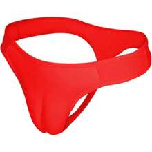 Mens Crossdresser Panties Hiding Gaff Thong Tucking Underwear Transgender Briefs LingerieChristmas 5L34 - 丁字褲紅色 - 查看 1