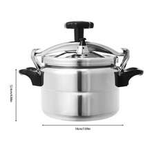 3.1 Quart Pressure Cooker, Compound Bottom Small Pressure Canner, Easy To Use Pressure Cooker Pot Suitable For Gas, Silver, Dinner For Thanksgiving, Halloween, Christmas, Family Gifts - Bạc - Xem 2