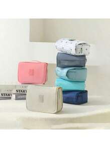 1 Foldable Large-Capacity Travel Organizer Bag, Unise-Friendly Clothing Packaging Bag, Luggage Bag, Women's Waterproof Travel Bag, Luggage Bag, Overnight Bag, Carrying Bag, Handbag, Fitness Bag, Work And School Supplies, School Supplies, Student Return To School Handbag, Handbag, Weekend Bag, Handbag, Vacation Handbag, Outdoor Business Holiday, Hospital Unise-Friendly Relocation And Moving Luggage Bag, Festival Gift Large-Capacity Storage Bag