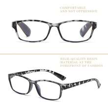 6 PCS Colorful Square Reading Glasses For Men Women, Lightweight Full Frame Readers With +1.0 To +4.0 Strengths - Nhiều màu - Xem 7