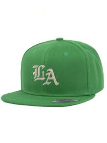 1 st., Gothic Letter LA, Los Angeles, 3D geborduurde honkbalpet, voor mannen en vrouwen, sport hiphoppet, verstelbare casual pet voor buiten met bescherming tegen de zon voor reizen in de lente en herfst, feesten en strand